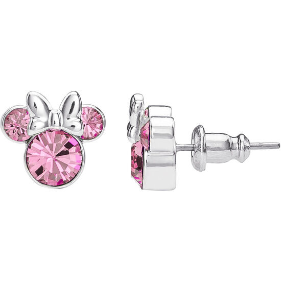 PENDIENTES MINNIE DISNEY PLATA image 1