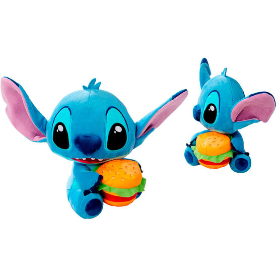 PELUCHE STITCH HAMBURGUESA DISNEY 25CM image 1