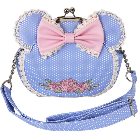 BOLSO BANDOLERA FLORAL MINNIE DISNEY LOUNGEFLY image 0