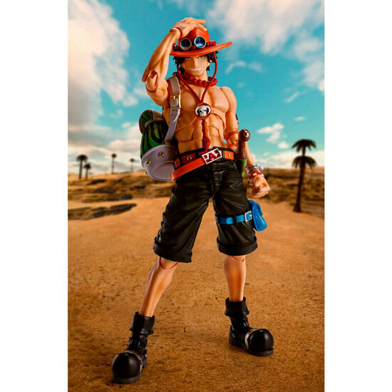 FIGURA S.H. FIGUARTS PORTGAS D ACE FIRE FIST ONE PIECE 15CM image 0