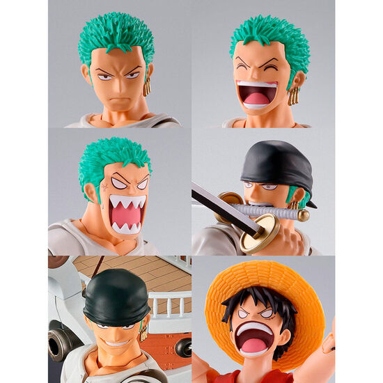 FIGURA S.H FIGUARTS RORONOA ZORO ROMANCE DAWN ONE PIECE 15CM image 3
