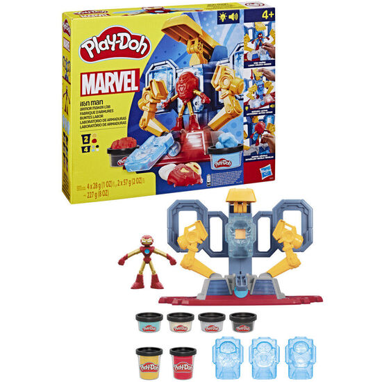 LABORATORIO DE ARMADURAS IRON MAN MARVEL PLAY-DOH image 1