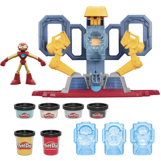 LABORATORIO DE ARMADURAS IRON MAN MARVEL PLAY-DOH image 2