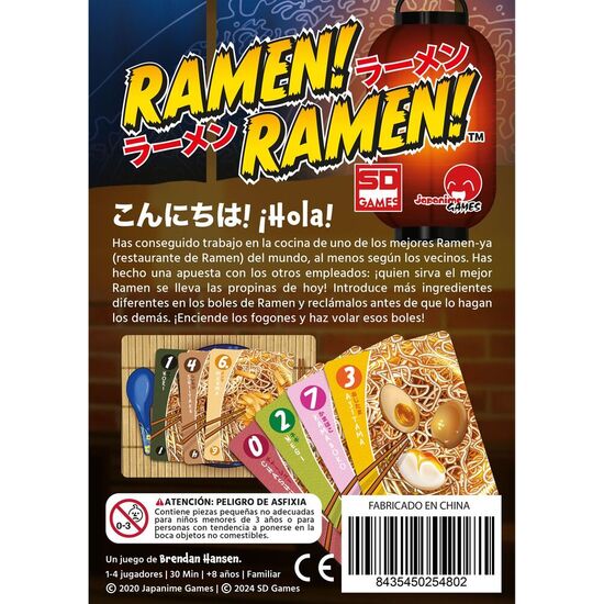 JUEGO DE MESA RAMEN! RAMEN! ESPAÃ±OL image 3