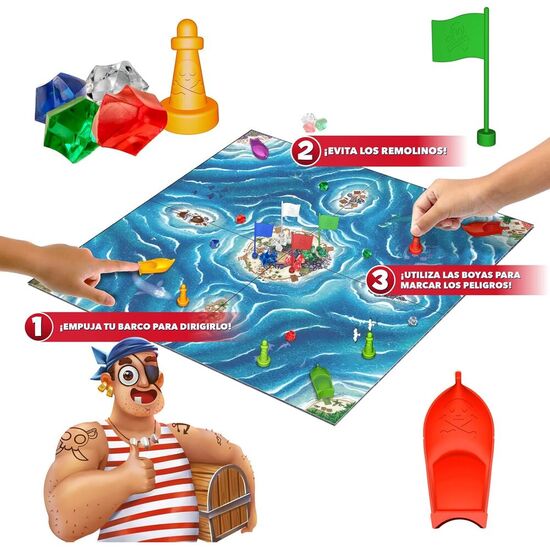 JUEGO DE MESA BERMUDA PIRATAS ESPAÃ±OL image 1