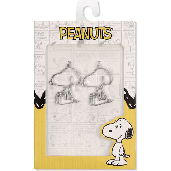 PENDIENTES SNOOPY PLATA image 0