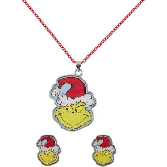 SET COLGANTE + PENDIENTES NAVIDAD EL GRINCH image 0