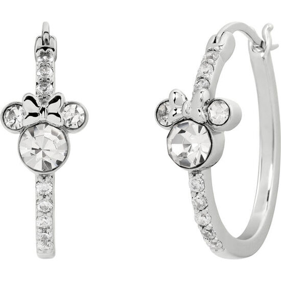 PENDIENTES ARO MINNIE DISNEY PLATA image 0