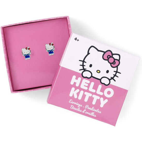 PENDIENTES HELLO KITTY PLATA image 1