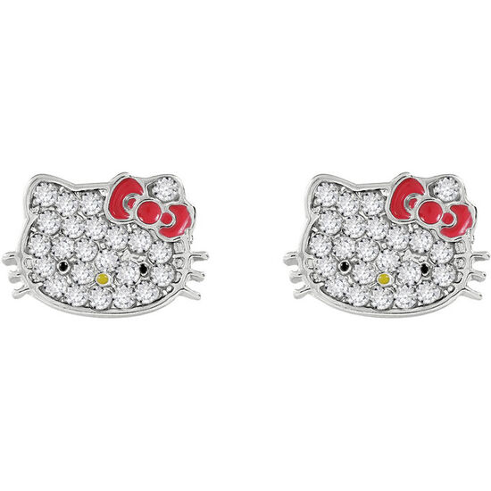 PENDIENTES HELLO KITTY PLATA image 0
