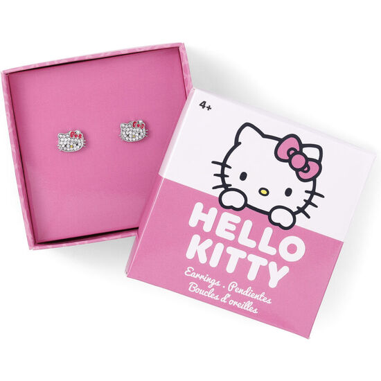PENDIENTES HELLO KITTY PLATA image 1