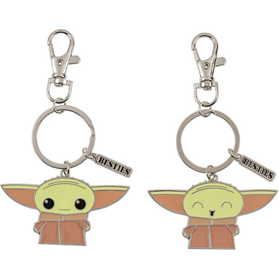 SET 2 LLAVEROS GROGU STAR WARS image 0