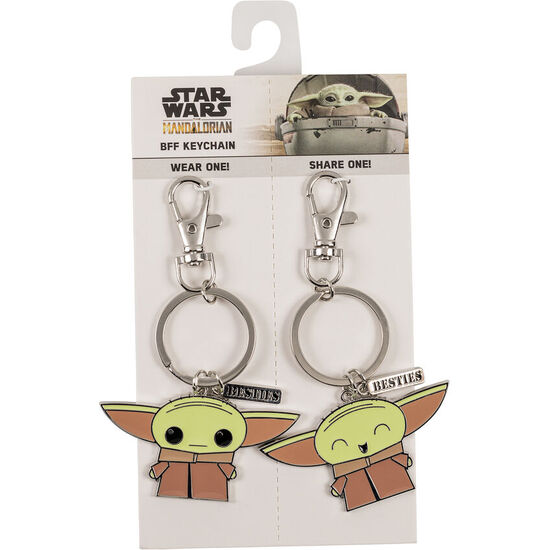 SET 2 LLAVEROS GROGU STAR WARS image 1