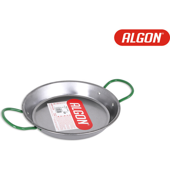 POLISHED STEEL PAELLA PAN 22 CM ALGON image 0