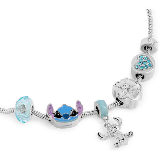 PULSERA CHARM STITCH DISNEY PLATA image 2