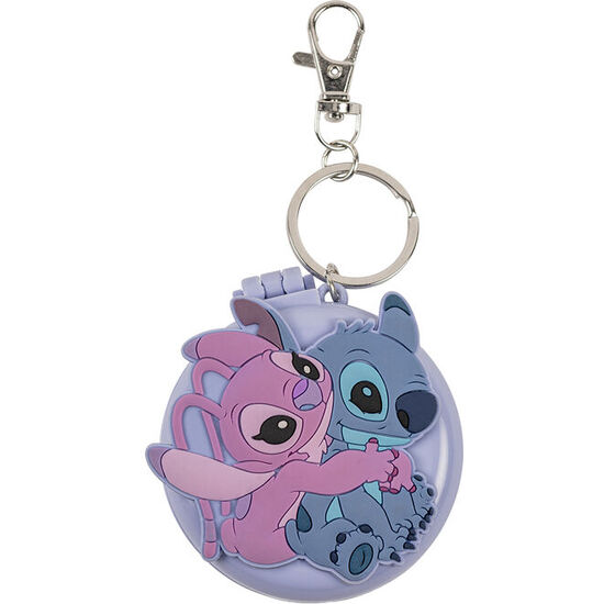 LLAVERO CEPILLO Y ESPEJO STITCH &#38; ANGEL DISNEY image 0