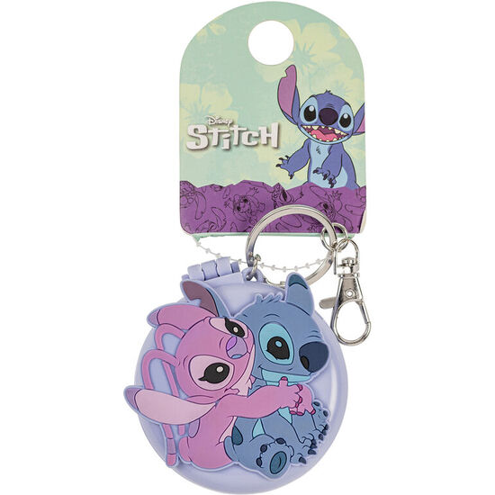 LLAVERO CEPILLO Y ESPEJO STITCH &#38; ANGEL DISNEY image 1