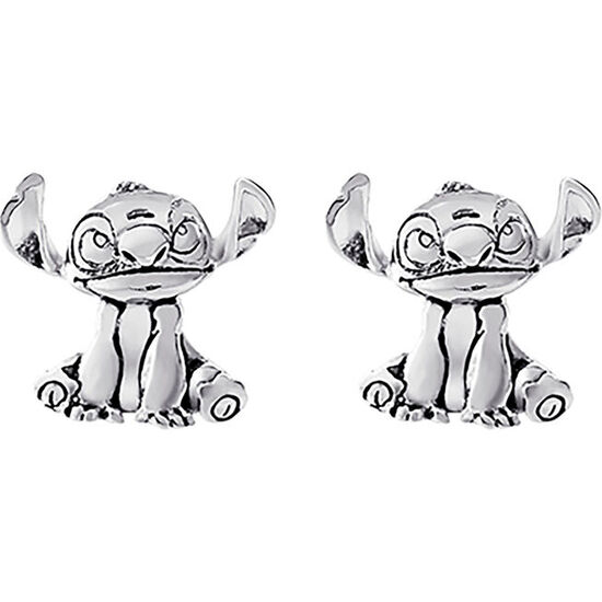 PENDIENTES STITCH DISNEY PLATA image 1