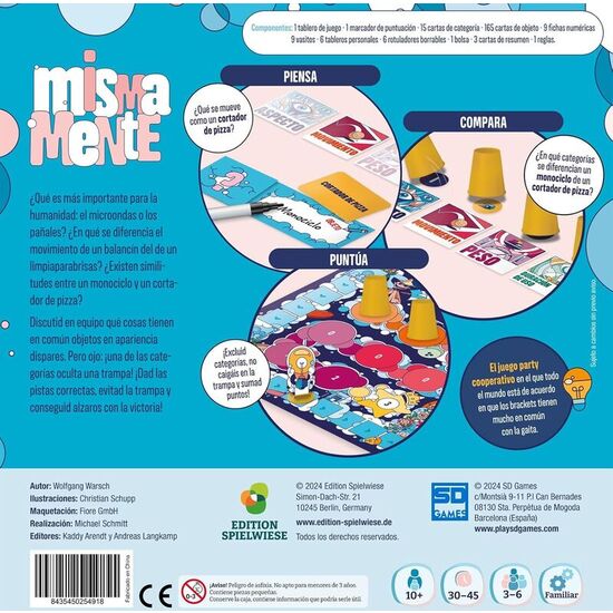 JUEGO DE MESA MISMAMENTE ESPAÃ±OL image 3
