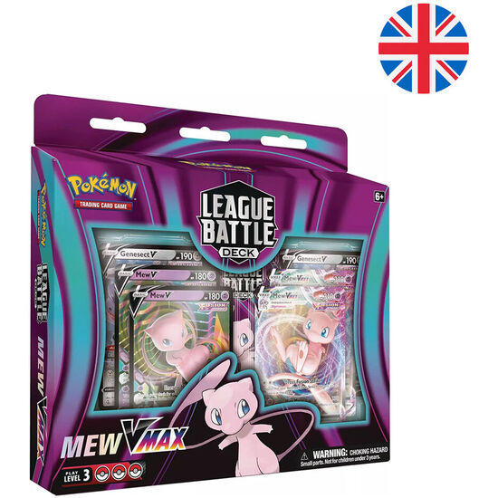 BARAJA JUEGO CARTAS COLECCIONABLES MEW VMAX POKEMON INGLES image 0