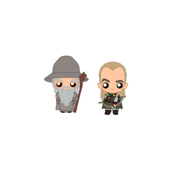 SET 2 FIGURAS POKIS GANDALF & LEGOLAS EL SEÃ±OR DE LOS ANILLOS image 0