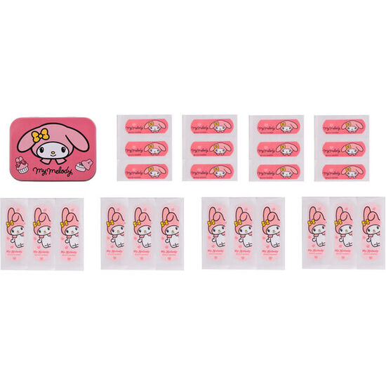 CAJA METAL TIRITAS MY MELODY HELLO KITTY image 1