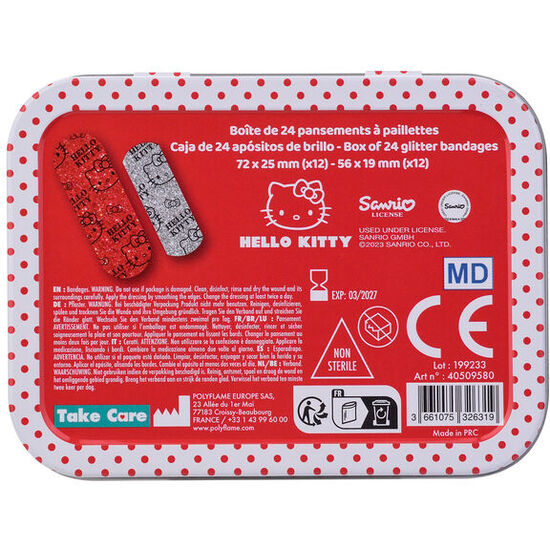CAJA METAL TIRITAS HELLO KITTY image 2
