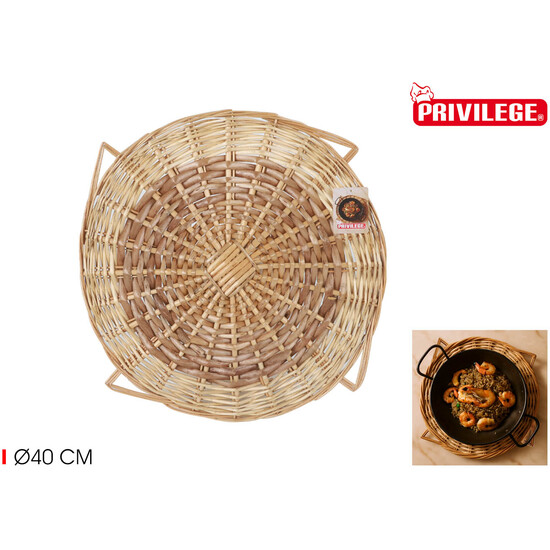 SALVAMANTEL MIMBRE RED. 40 C/ASAS image 0