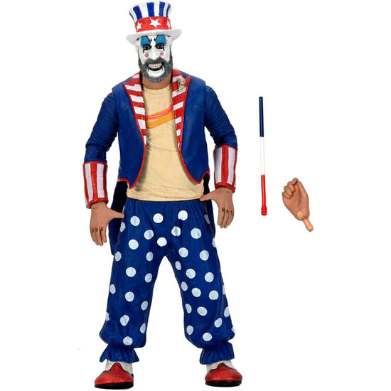 FIGURA CAPTAIN SPAULDING TAILCOAT 20TH ANNIVERSARY HOUSE OF 1000 CORPSES 18CM image 0