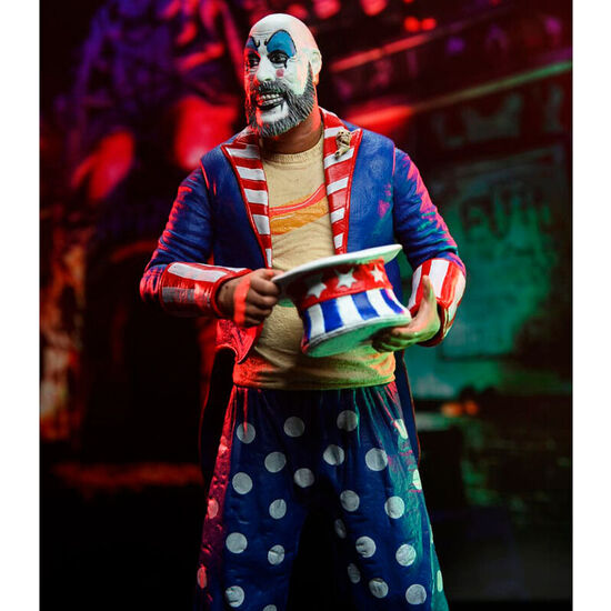 FIGURA CAPTAIN SPAULDING TAILCOAT 20TH ANNIVERSARY HOUSE OF 1000 CORPSES 18CM image 1