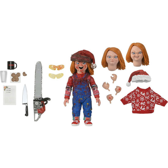 FIGURA ULTIMATE CHUCKY HOLIDAY CHUCKY 18CM image 0