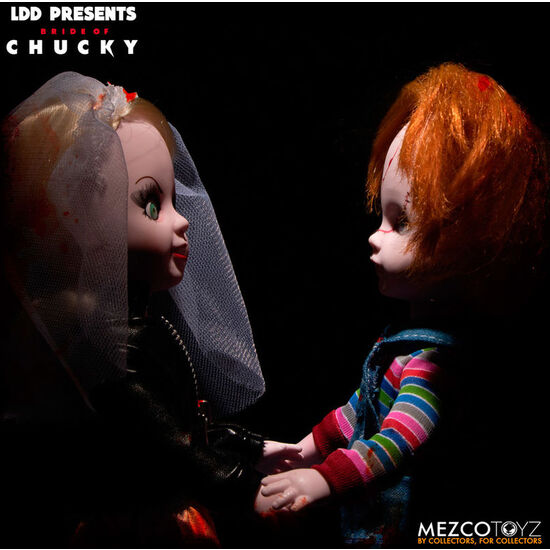 SET 2 MUÃ±ECOS CHUCKY AND TIFANNY LIVING DEAD DOLLS 25CM image 2