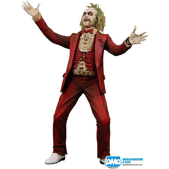 FIGURA BEETLEJUICE 1988 RED TUXEDO BEETLEJUICE 18CM image 2