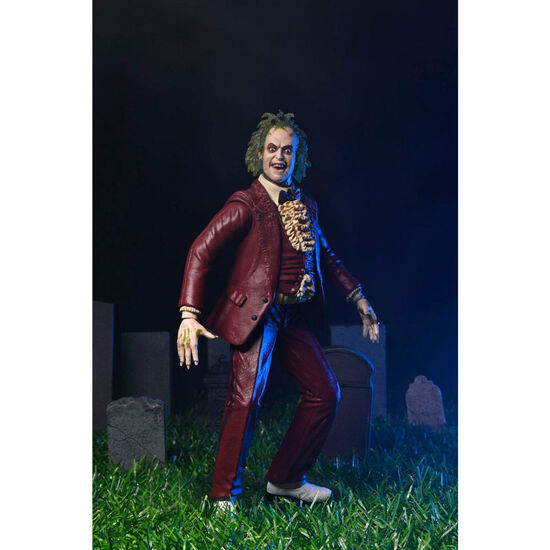FIGURA BEETLEJUICE 1988 RED TUXEDO BEETLEJUICE 18CM image 4