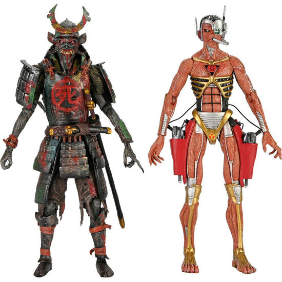 SET 2 FIGURAS ULTIMATE FUTURE PAST WORLD TOUR IRON MAIDEN 18CM image 1