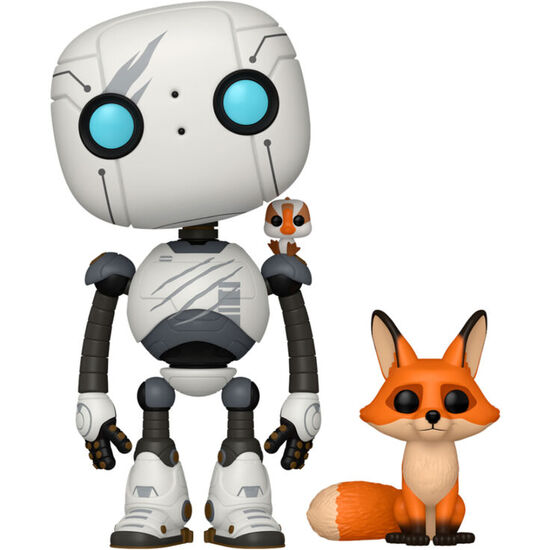 FIGURA POP ROBOT SALVAJE ROZ WITH BRIGHTBILL & FINK image 0