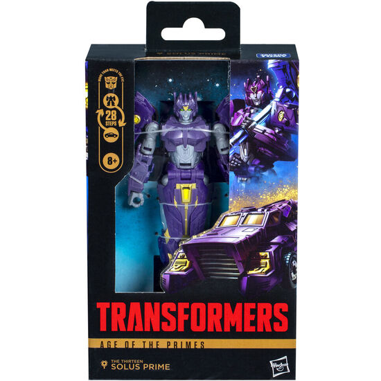 FIGURA SOLUS PRIME THE THIRTEEN AGE OF THE PRIMES TRANSFORMERS 14CM image 0