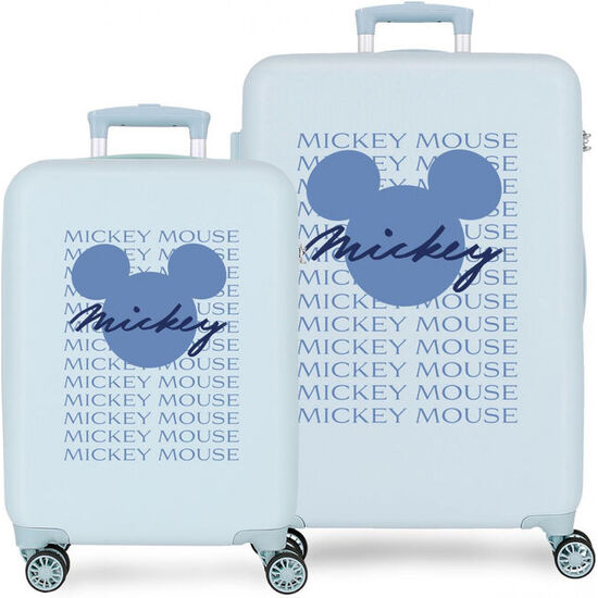 SET 2 MALETAS TROLLEY ABS HAVE A GOOD TIME MICKEY DISNEY image 0