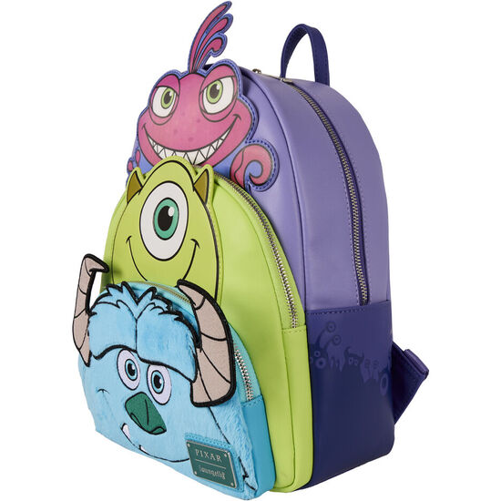 MOCHILA MIKE SULLY AND RANDALL MONSTERS INC DISNEY PIXAR LOUNGEFLY 31CM image 1