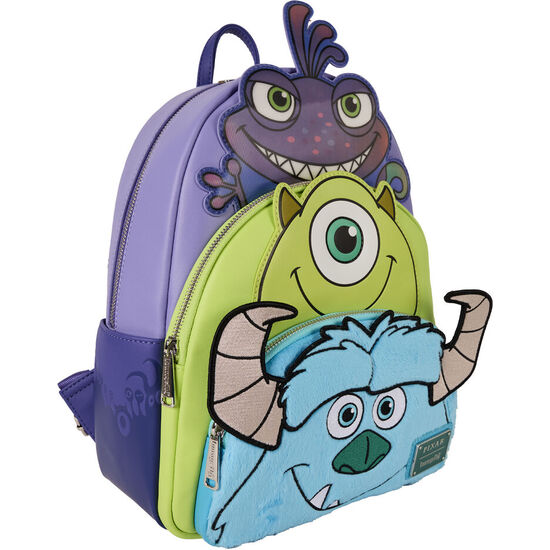 MOCHILA MIKE SULLY AND RANDALL MONSTERS INC DISNEY PIXAR LOUNGEFLY 31CM image 3