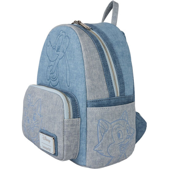 MOCHILA DENIM DISNEY LOUNGEFLY 26CM image 1