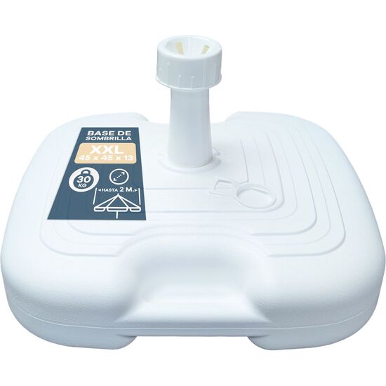 BASE SOMBRILLAS CUADRADA BLANCA SUMMER image 0