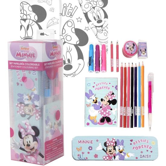 SET PAPELERÍA COLOREABLE MINNIE image 0