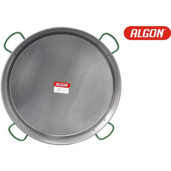 POLISHED STEEL PAELLA PAN 100 CM ALGON image 0