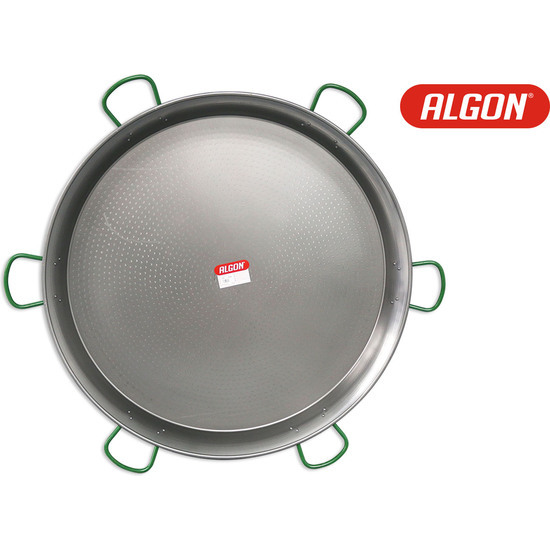 POLISHED STEEL PAELLA PAN 130 CM ALGON image 0
