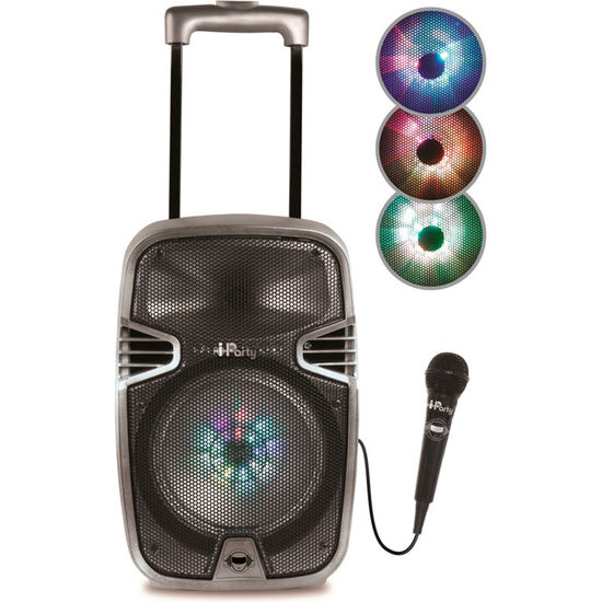 KARAOKE TROLLEY CON BLUETOOTH, MICRO Y LUCES image 0