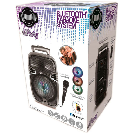 KARAOKE TROLLEY CON BLUETOOTH, MICRO Y LUCES image 2