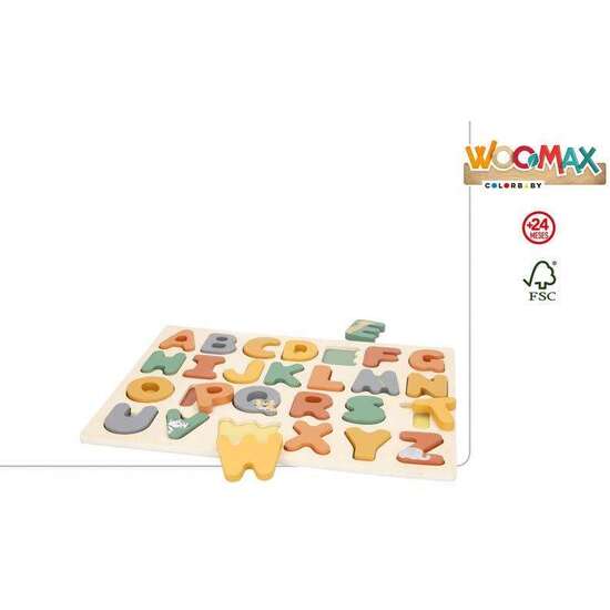 PUZZLE MADERA EL  ALFABETO 27 PIEZAS. 30X10X25.5 CM image 0