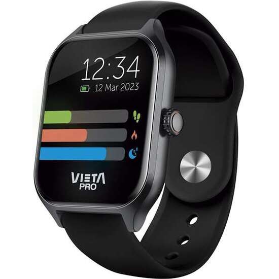 RELOJ INTELIGENTE VIETA PRO GO 2 COLOR NEGRO. CARGA MAGNÉTICA, IP67 MONITOR DE SUEÑO AUTONOMIA 7 DIAS. 15,7X2,7X9,3 CM image 0