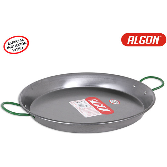 POLISHED PAELLA PAN IND/VIT 36CM 7PORTION image 0